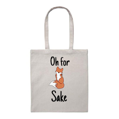 Oh for fox sake Canvas Tote Thumbnail