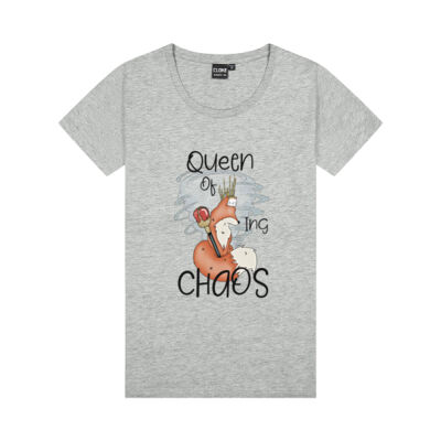 Queen of foxing Chaos women’s silhouette tee Thumbnail