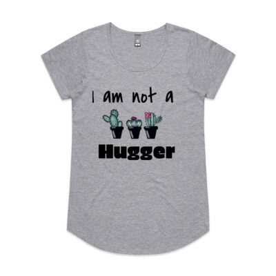 I’m not a Hugger Womens Mail Tee Thumbnail